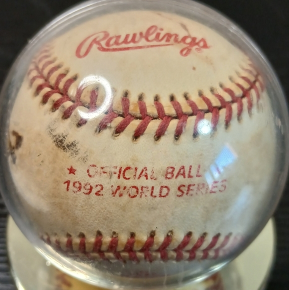 Collectible 1992 World Series Baseball Atlanta Braves vs Toronto Blue Jays - Picture 1 of 5